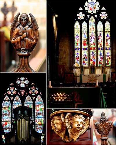 St Mary's church angels, Stafford