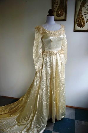 1940s WWII Wedding Gown