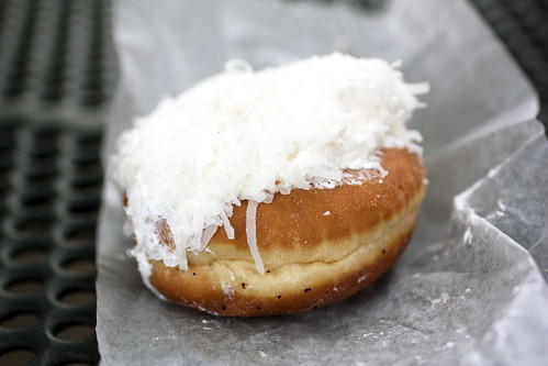 coconut doughnut @ peter pan