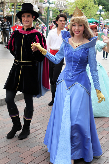 The Princes and Princesses depart Town Square