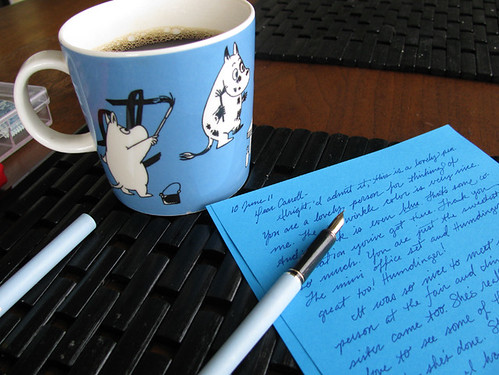 letter writing sf morning