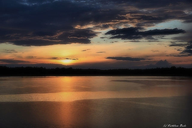 storm, clouds, flag, mckinney lake sunset 180a