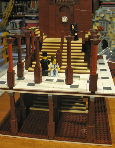 RMS Titanic - Grand Staircase in LEGO