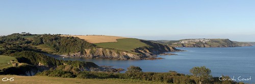 The Cornish Coast, looking towards Polruan and Fowey by Stocker Images