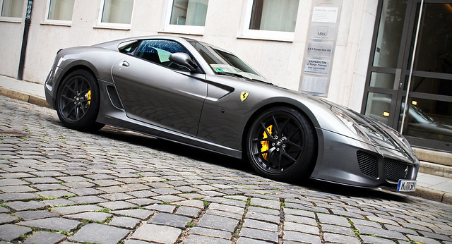 The second Ferrari 599 GTO on this day was this one