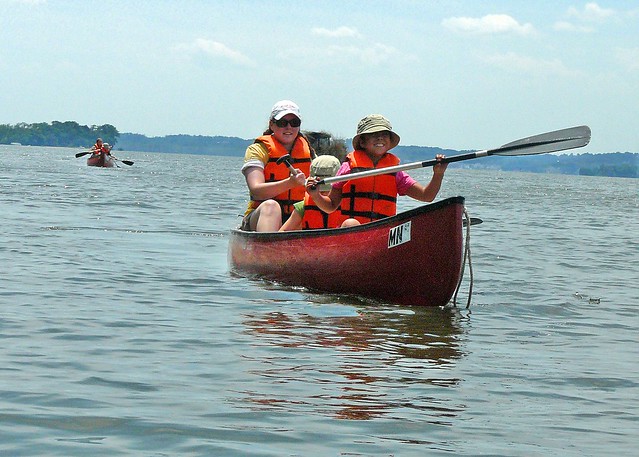 Canoe fun at Mason Neck State Park