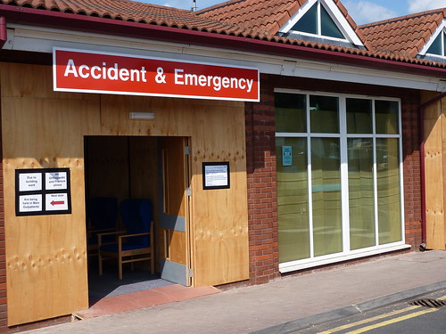 An accident at work could mean you end up in A & E