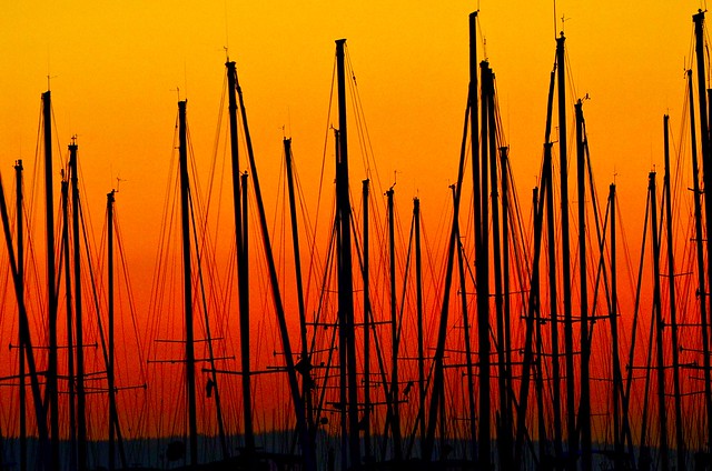 Everett Marina sunset