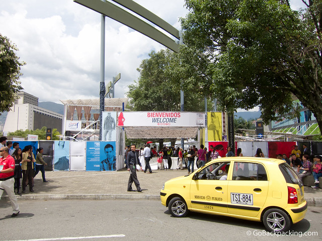 Colombiamoda's public exhibitions are held at Plaza Mayor