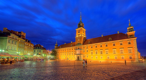 Royal Castle Warsaw at Night