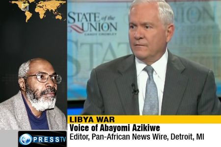 Abayomi Azikiwe, editor of the Pan-African News Wire, on Press TV discussing the imperialist war against the North African state of Libya. The US/NATO forces have carried over 15,000 sorties over the country. by Pan-African News Wire File Photos
