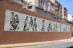 TRANSITOS, mural ceràmic de José Antonio Miralles. L'Alcora