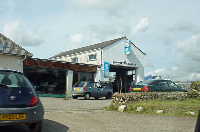 Halwartha Garage in Cornwall Old Austin Morris Dealer
