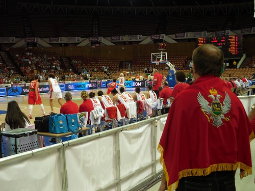 Podczas meczu Hiszpania - Czarnogóra