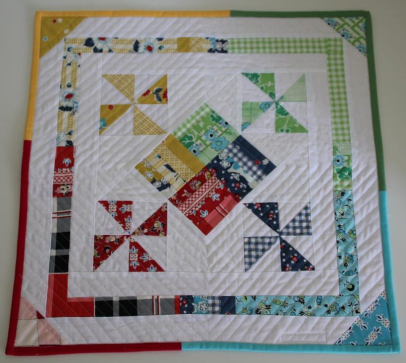 DS Dolls Quilt in its finished state