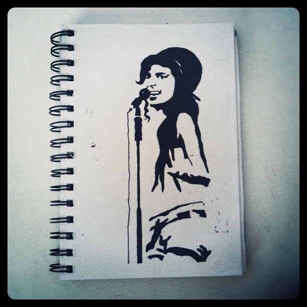  amy winehouse amywinehouse rip art drawing sketch sketchpad 