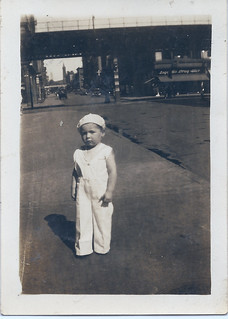 Toddler Mike Tierney, about 1929. 
