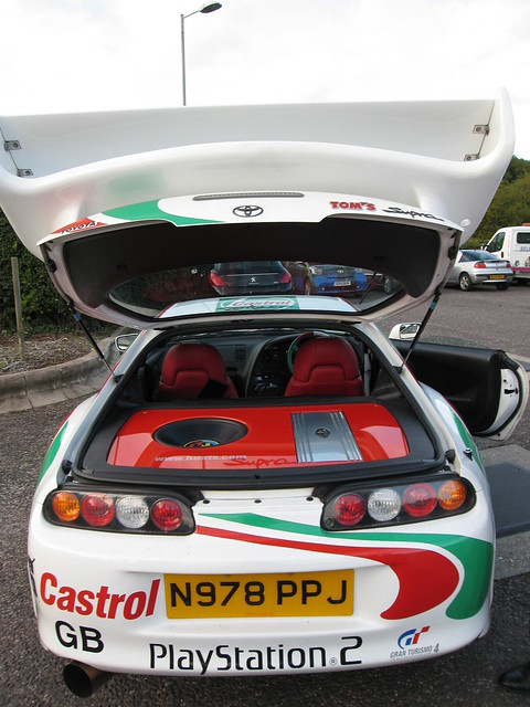 The AE86 Tartan iQ and Castrol Supra helped Toyota arrive in style at the 