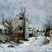 Andreescu, Ion (1850-1882) -1878-81 Winter in Barbizon
