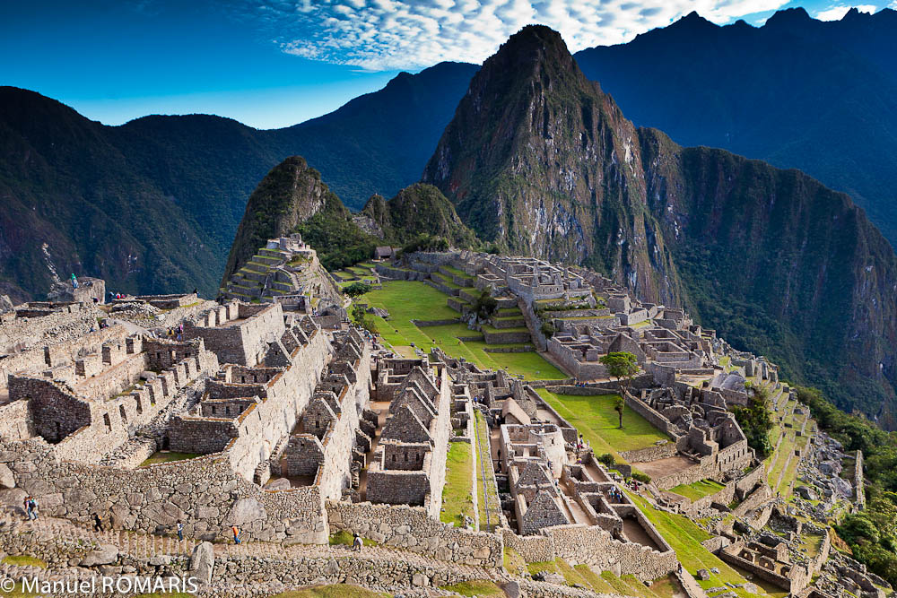 Machu Picchu, Peru, overview of ruins