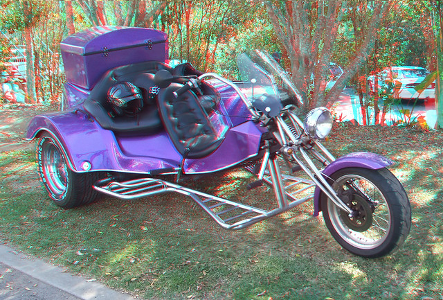VW Trike at Eagle Heights 3D Volks Powered Chopper Trike at the Eagle 