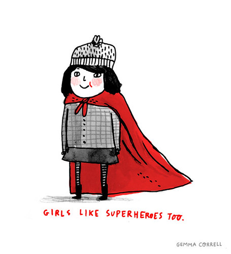 girls like superheroes too