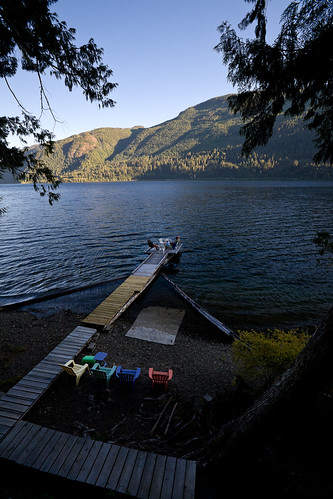 Life on the wharf - Cameron Lake, Vancouver Island