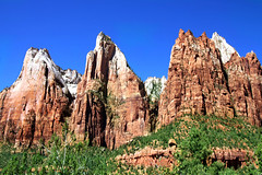 The Court of the Patriarchs.  Zion National Park  Utah.