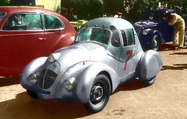 Fiat 500 testa Siata 1938 This Topolino based car participated on the Mille
