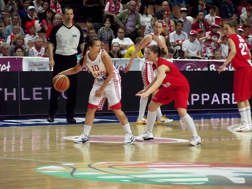 Podczas meczu Polska - Chorwacja
