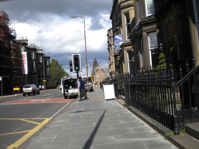 Una calle en Edimburgo
