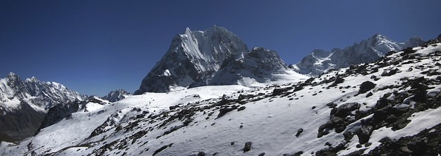 Shani peak from the pass.
