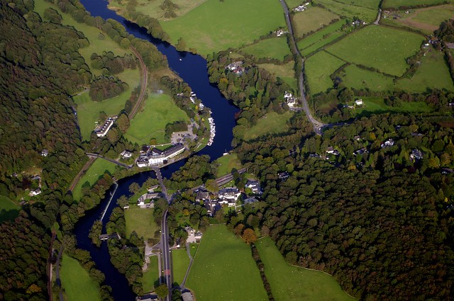 Lake Windermere, Cumbria from the air