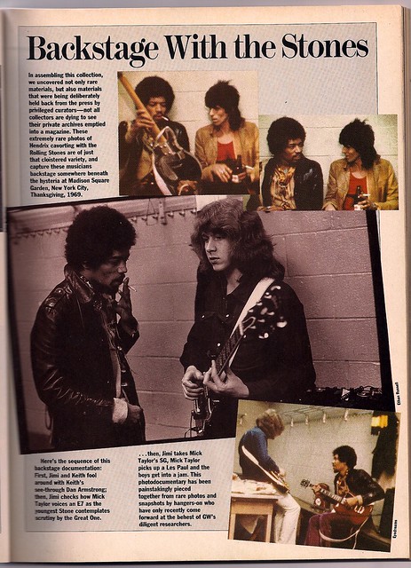 Jimi & Mick Taylor GW March 1988 P. 33