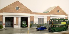 Dunton Green Garage diorama