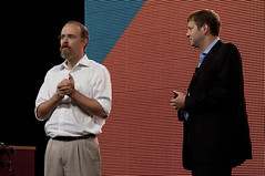 Adam Messinger and Cameron Purdy, JavaOne 2011 San Francisco "Java Strategey Keynote"