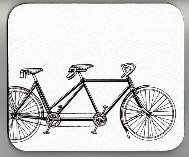 bicycle built for two clipart - photo #5