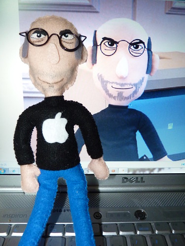 Qualquer semelhança é mera coincidência! Steve Jobs by miudezas_miudezas