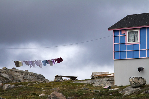 Kullorsuaq, un des villages inuit le plus septentrional de l'ouest du  Groenland