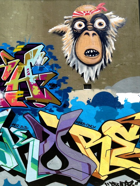 Monkey Graffiti 2 Graffiti in Newtown monkey graffiti