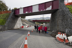 Walk on the new Porthmadog by pass September 25th 2011