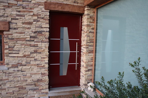 puerta entrada aluminio acorazada