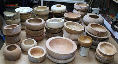 52 rough turned bowls