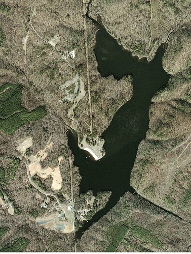 Aerial View of Holliday Lake