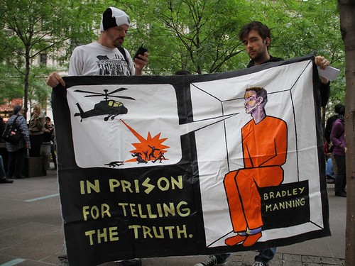 Bradley Manning is in prison for telling the truth