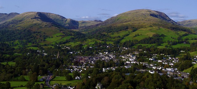 Ambleside, Cumbria - from the air