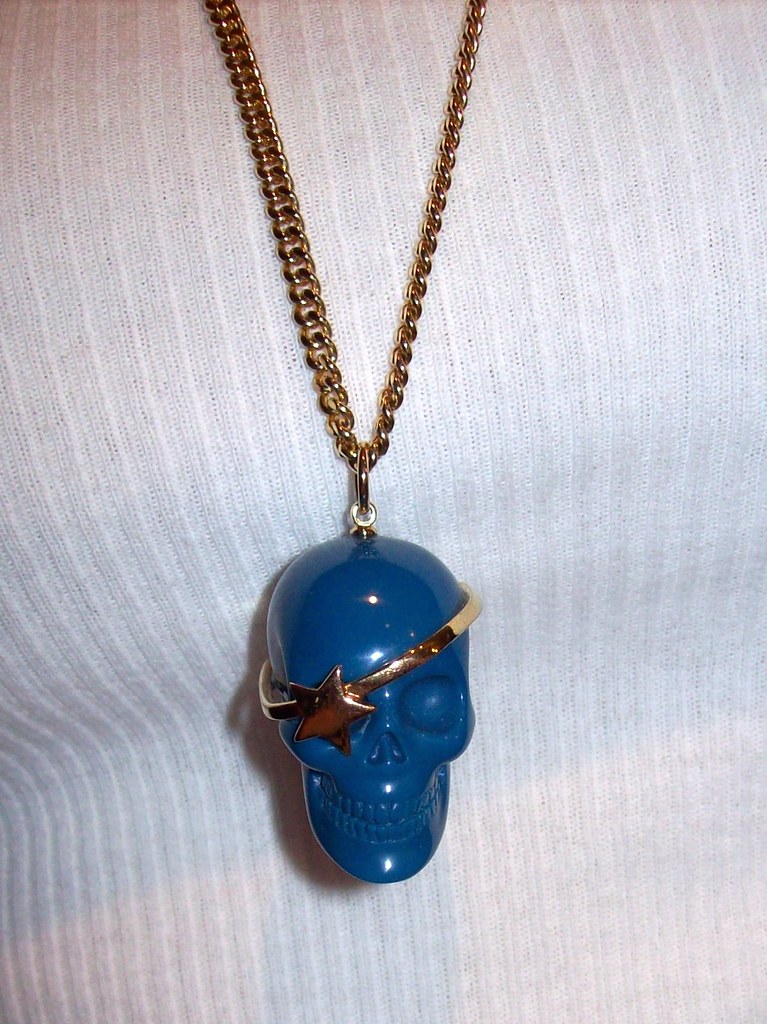 Disney Couture skull necklace