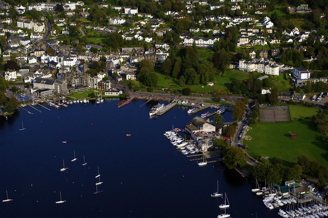 Bowness-on-Windermere, Cumbria - from the air
