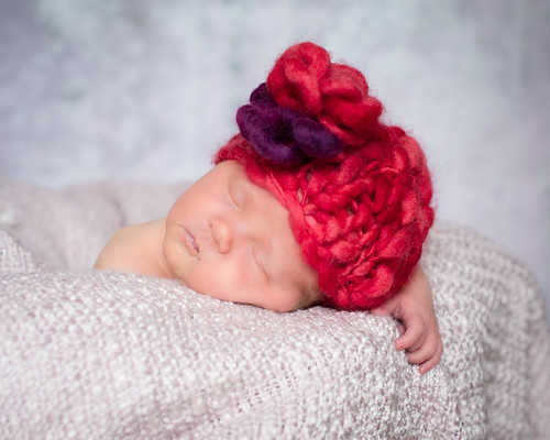 Baby Hat - ' precious flower'