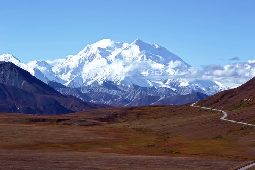 Photo of a mountain in Alaska's Denali.